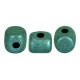Minos par Puca® beads Metallic mat green turquoise 23980/94104